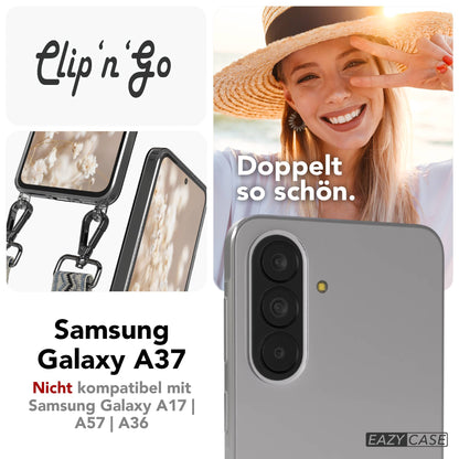 Samsung Galaxy A37 Handykette mit MagSafe und Boho Trageriemen Set 