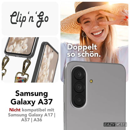 Samsung Galaxy A37 Handykette mit MagSafe und Boho Trageriemen Set 