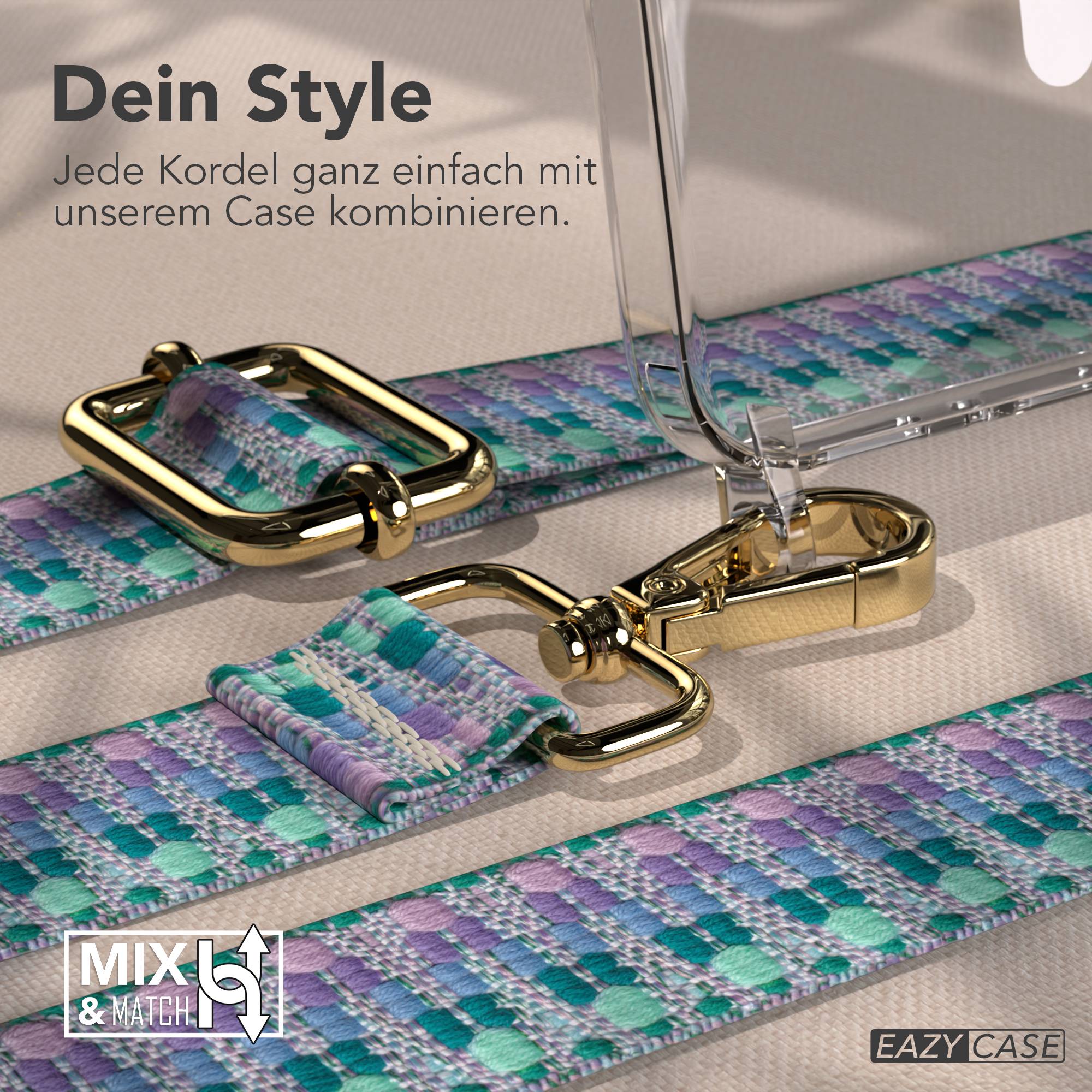 Samsung Galaxy A37 Handykette mit MagSafe und Boho Trageriemen Set 