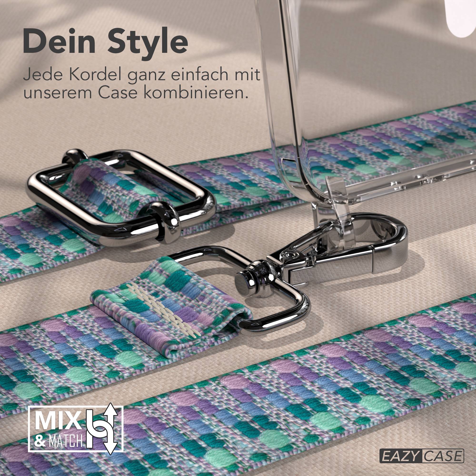 Samsung Galaxy A37 Handykette mit MagSafe und Boho Trageriemen Set 