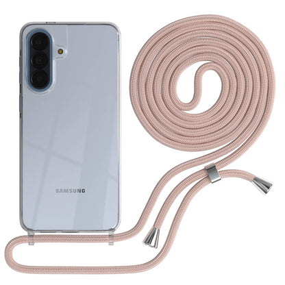 Samsung Galaxy A57 transparente Handykette mit verstellbarer Kordel zum Umhängen 