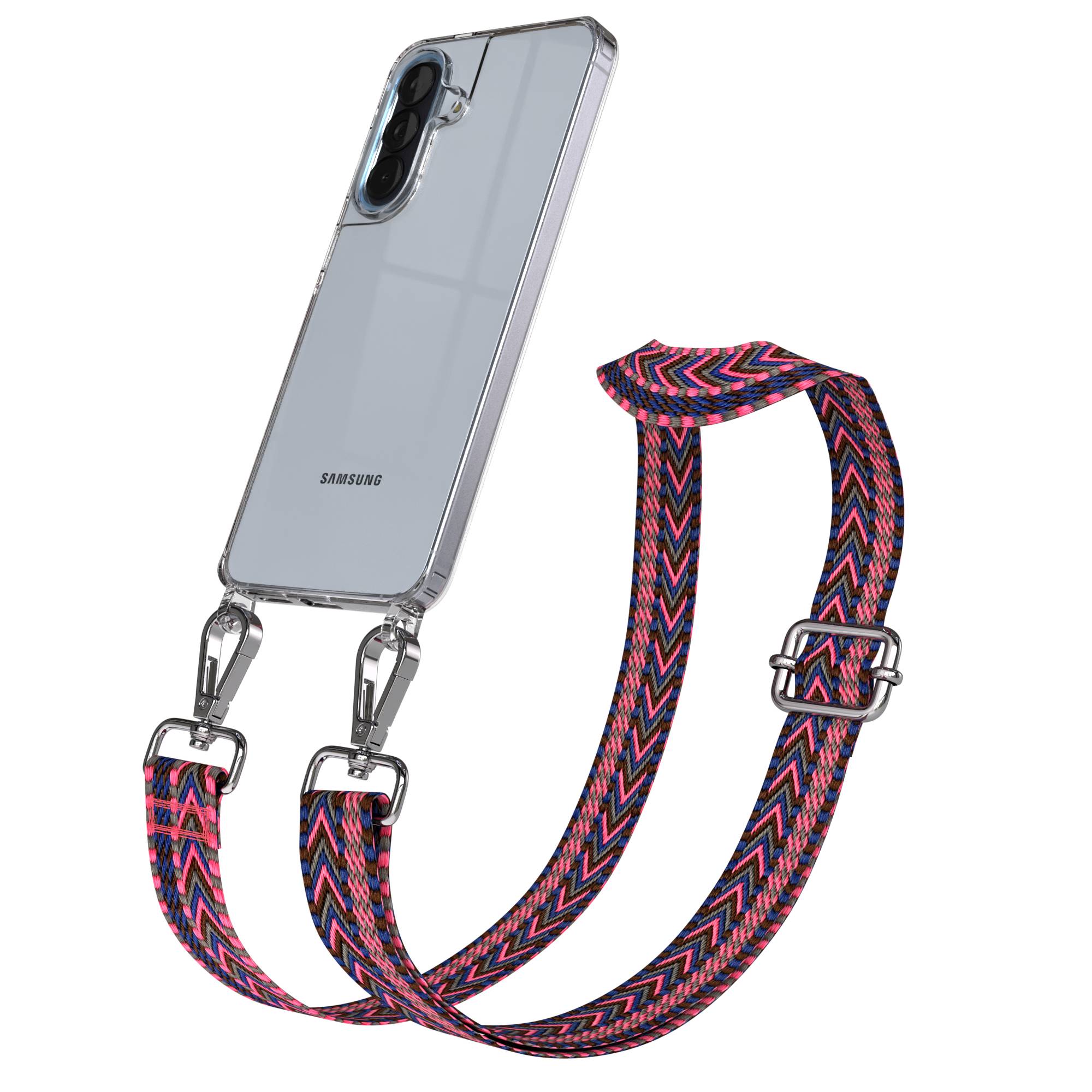 Samsung Galaxy A57 Handykette mit verstellbarem Boho Tragegurt 