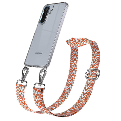 Samsung Galaxy A57 Handykette mit verstellbarem Boho Tragegurt 
