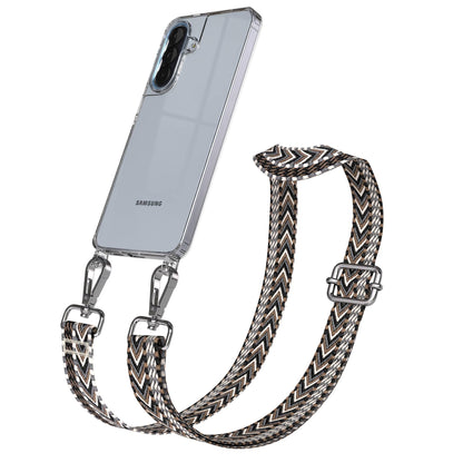 Samsung Galaxy A57 Handykette mit verstellbarem Boho Tragegurt 