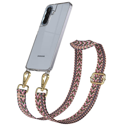 Samsung Galaxy A57 Handykette mit verstellbarem Boho Tragegurt 