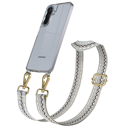 Samsung Galaxy A57 Handykette mit verstellbarem Boho Tragegurt 