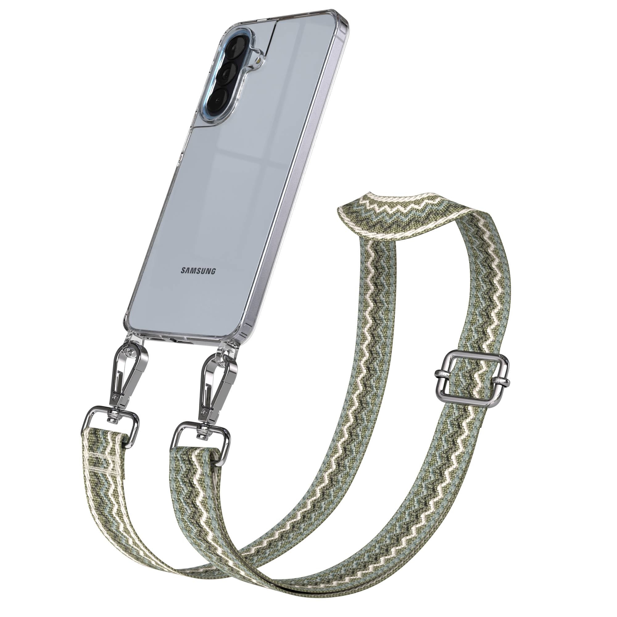 Samsung Galaxy A57 Handykette mit verstellbarem Boho Tragegurt 