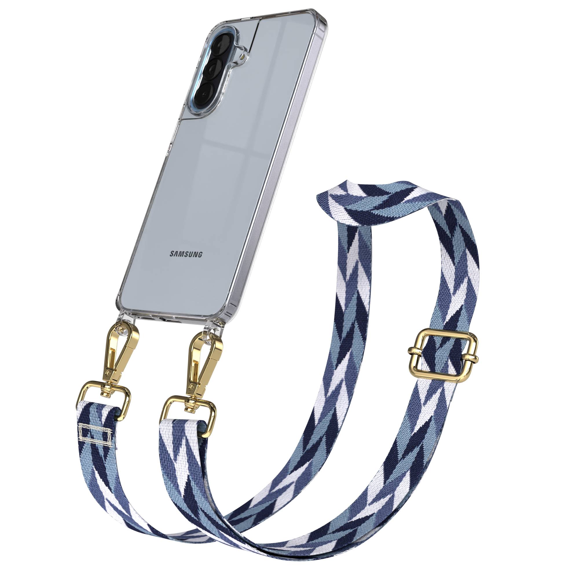 Samsung Galaxy A57 Handykette mit Boho Band verstellbar 