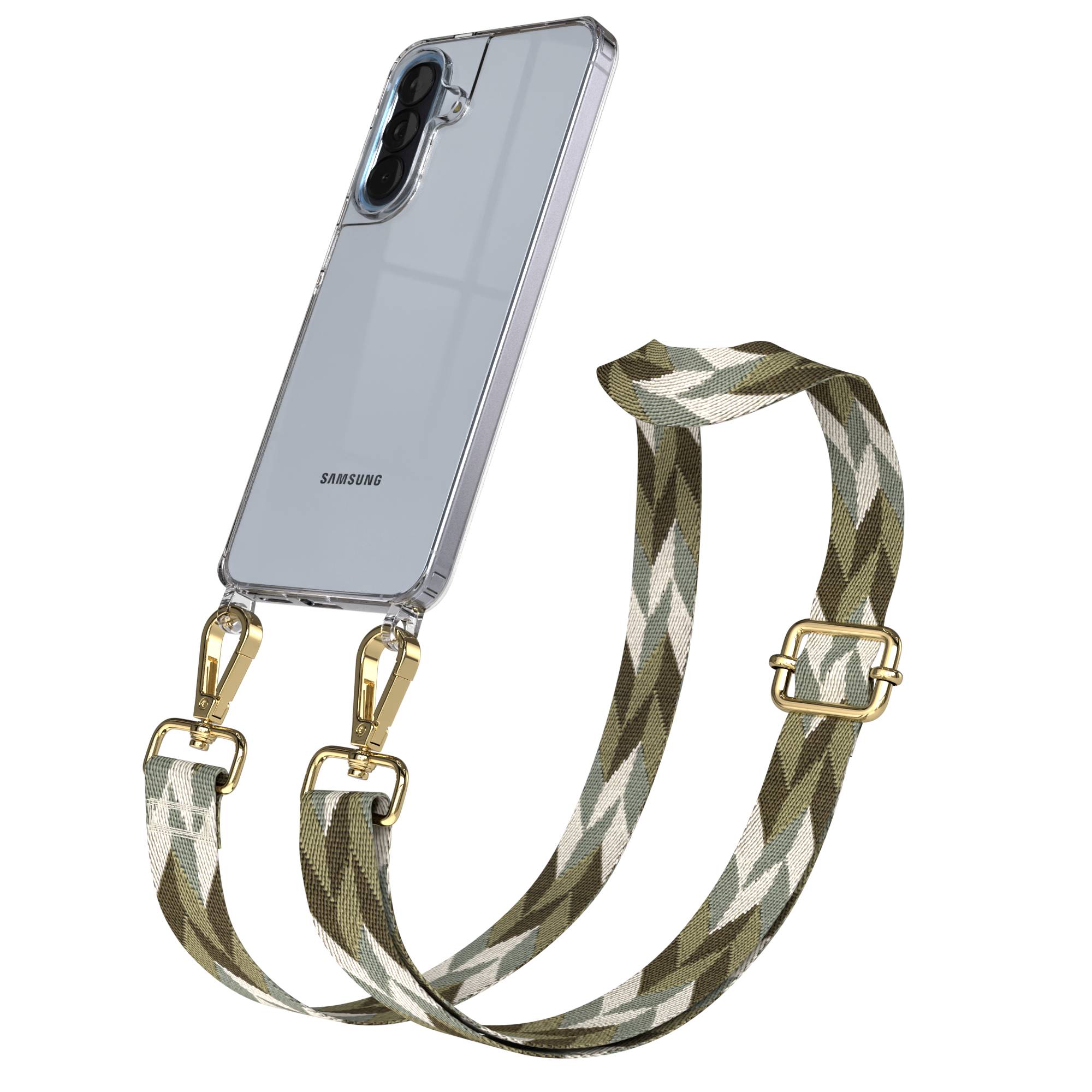 Samsung Galaxy A57 Handykette mit Boho Band verstellbar 
