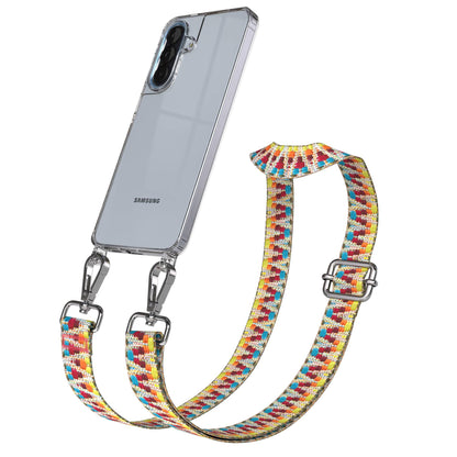 Samsung Galaxy A57 Handykette mit verstellbarem Boho Tragegurt 