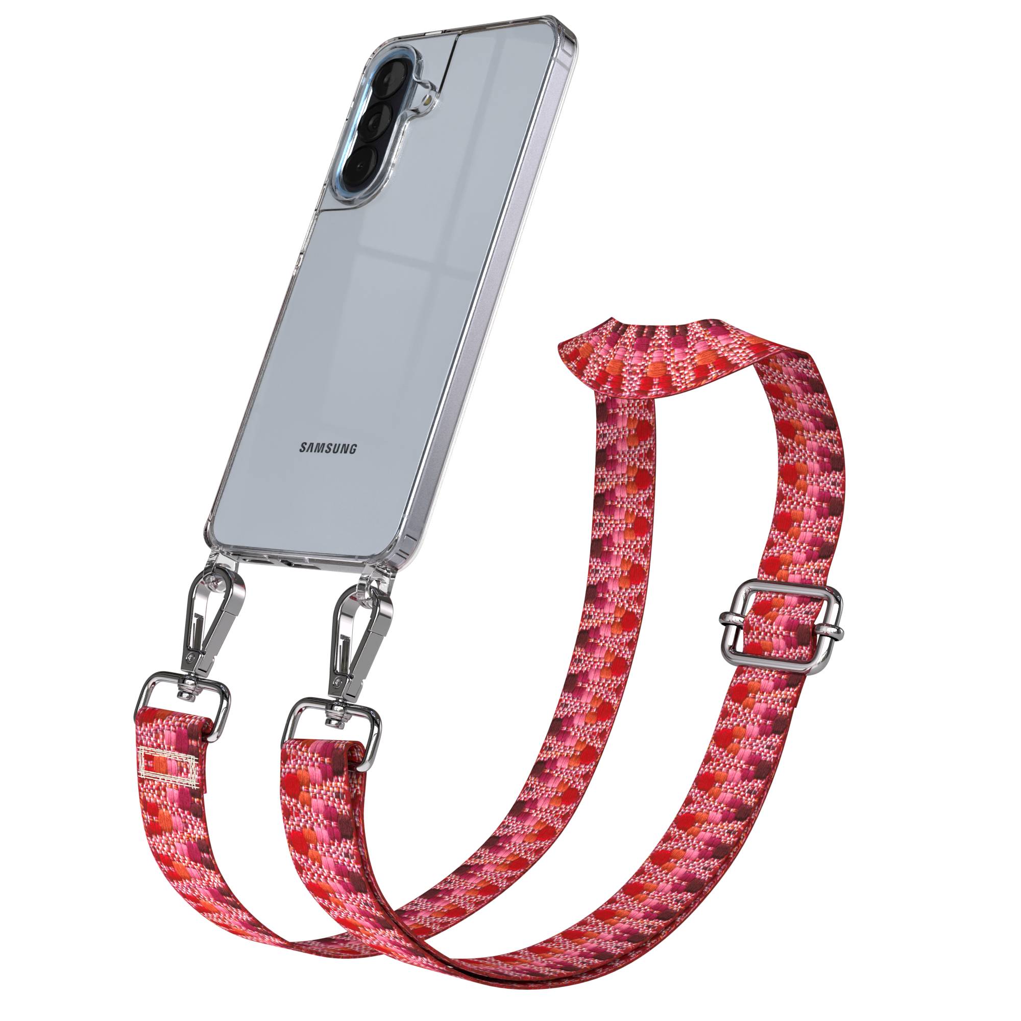 Samsung Galaxy A57 Handykette mit verstellbarem Boho Tragegurt 