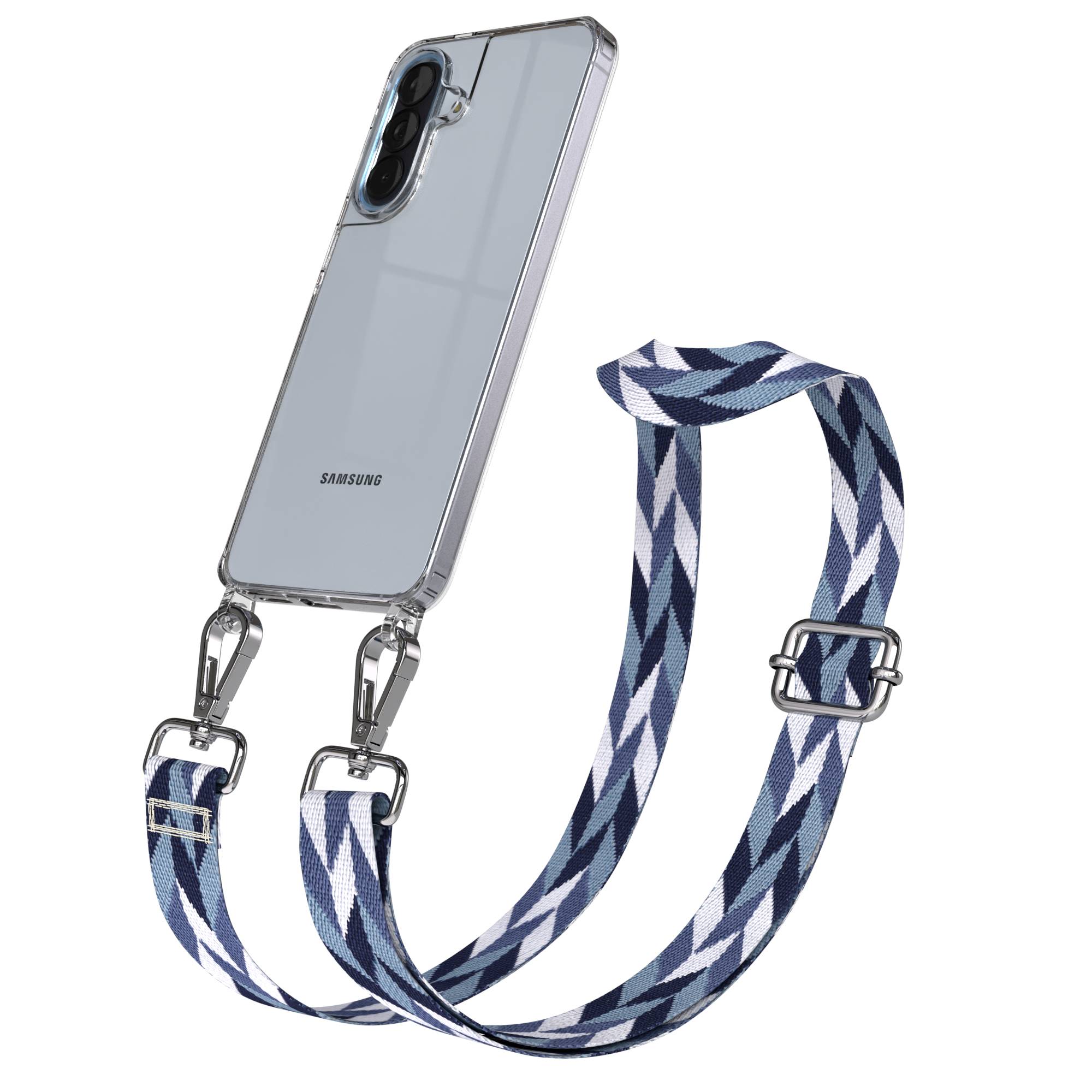 Samsung Galaxy A57 Handykette mit Boho Band verstellbar 