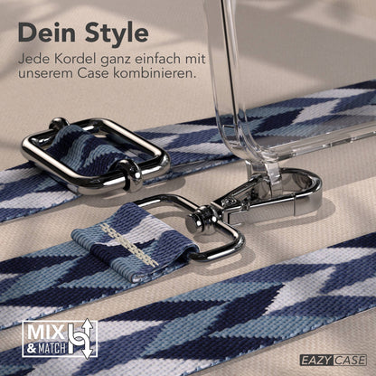 Samsung Galaxy A57 Handykette mit Boho Band verstellbar 