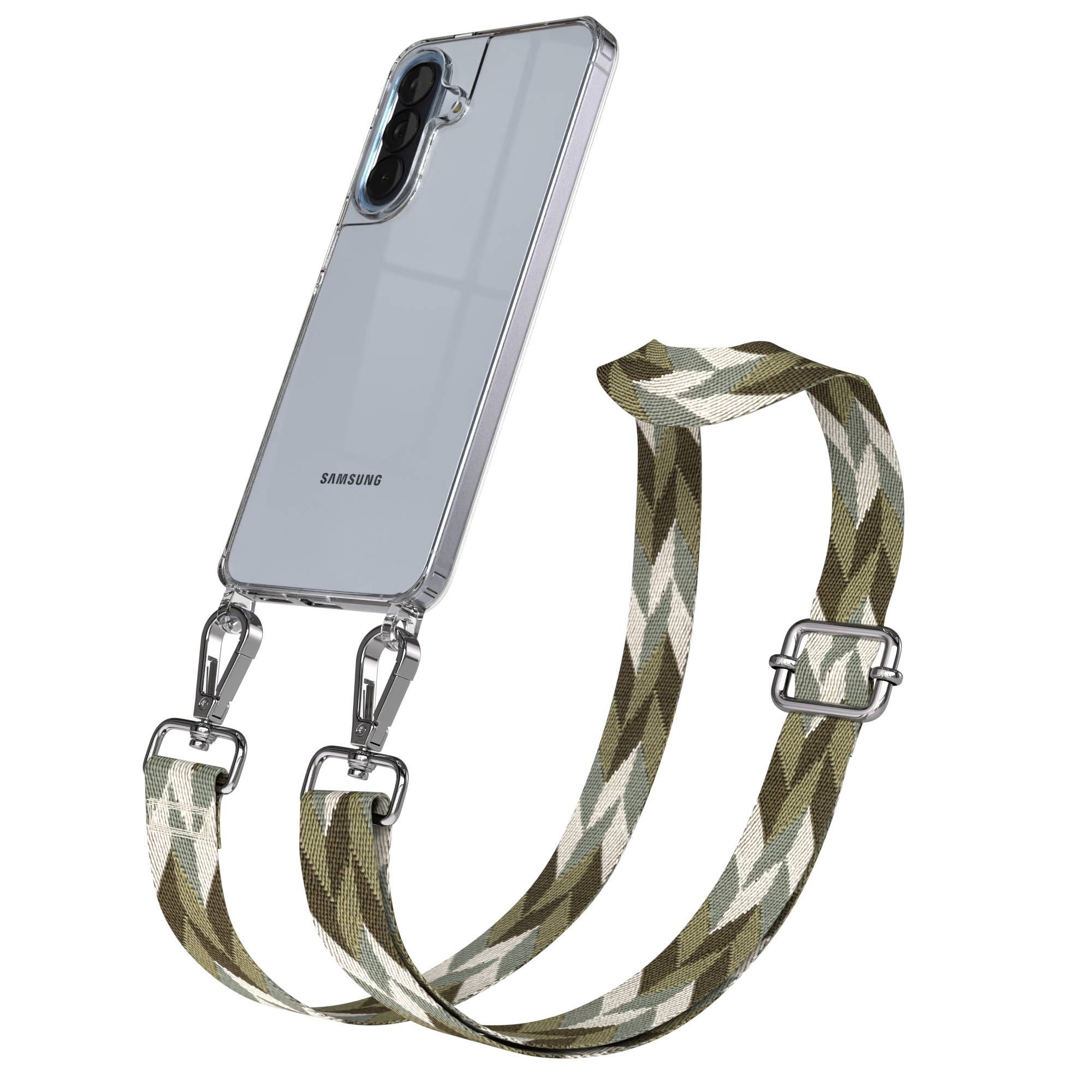 Samsung Galaxy A57 Handykette mit Boho Band verstellbar 