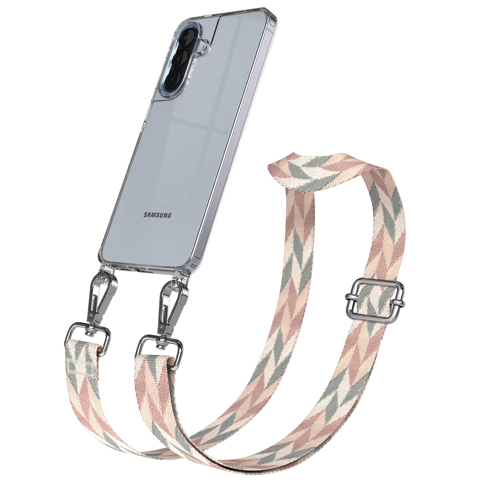 Samsung Galaxy A57 Handykette mit Boho Band verstellbar 