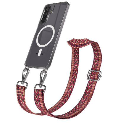 Samsung Galaxy A57 MagSafe Handykette mit verstellbarem Boho Band Set 