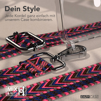Samsung Galaxy A57 MagSafe Handykette mit verstellbarem Boho Band Set 