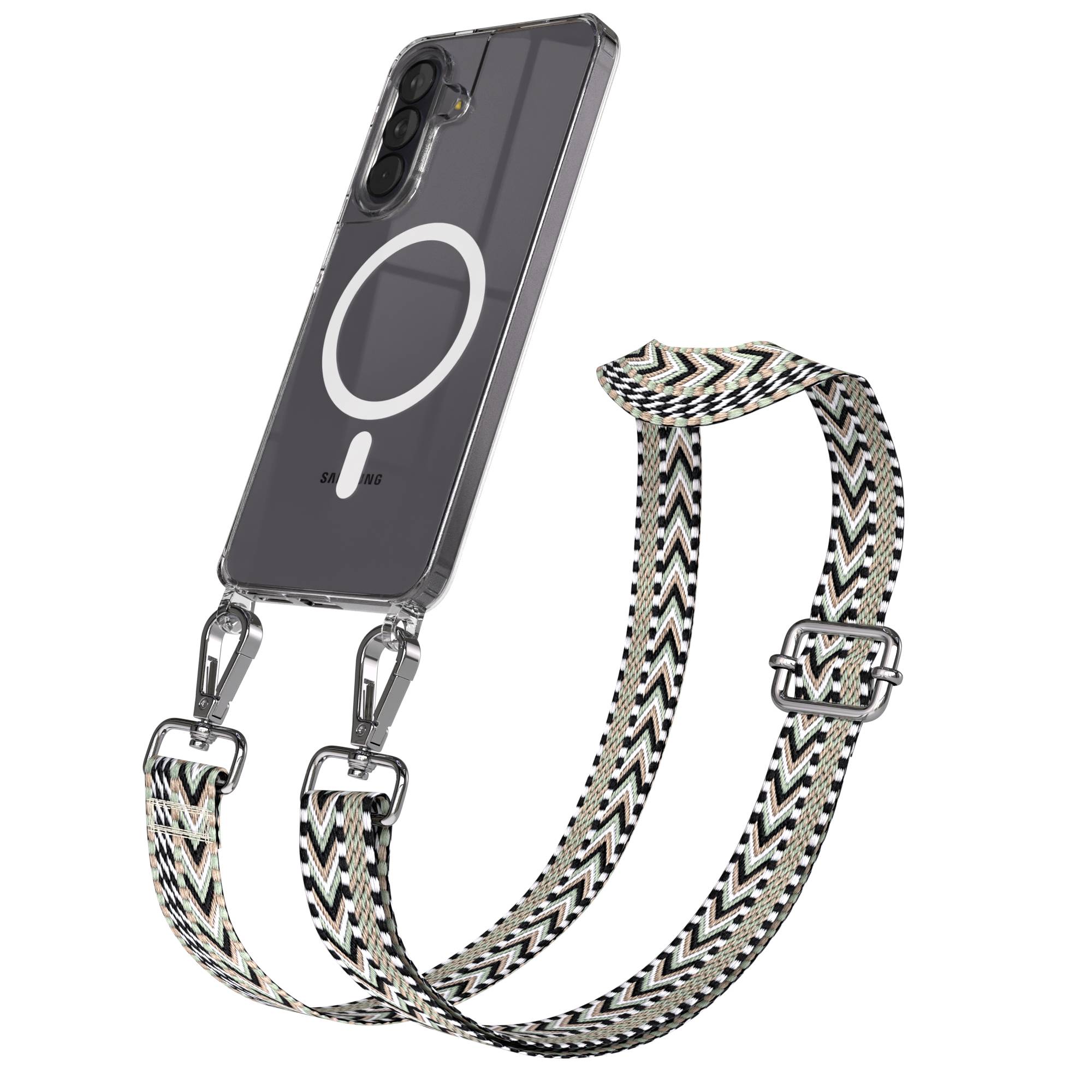 Samsung Galaxy A57 MagSafe Handykette mit verstellbarem Boho Band Set 