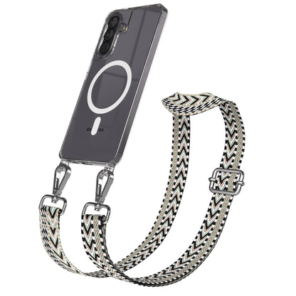 Samsung Galaxy A57 MagSafe Handykette mit verstellbarem Boho Band Set 