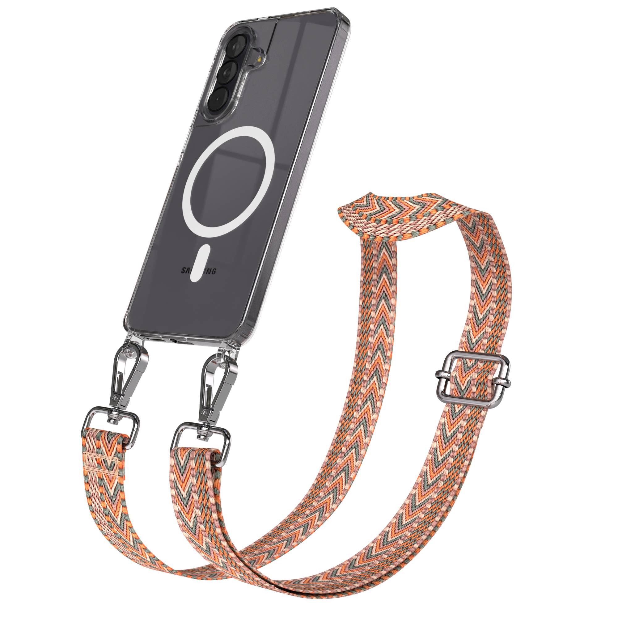 Samsung Galaxy A57 MagSafe Handykette mit verstellbarem Boho Band Set 