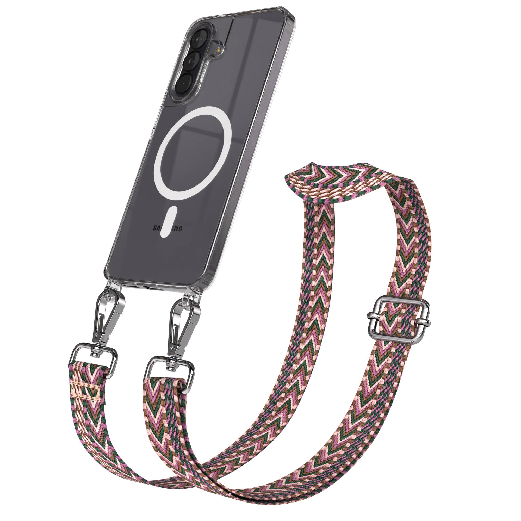 Samsung Galaxy A57 MagSafe Handykette mit verstellbarem Boho Band Set 