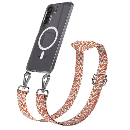 Samsung Galaxy A57 MagSafe Handykette mit verstellbarem Boho Band Set 