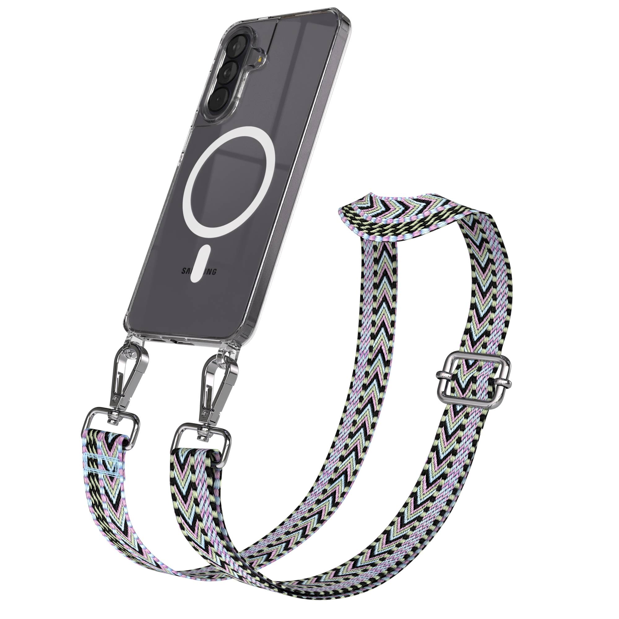 Samsung Galaxy A57 MagSafe Handykette mit verstellbarem Boho Band Set 