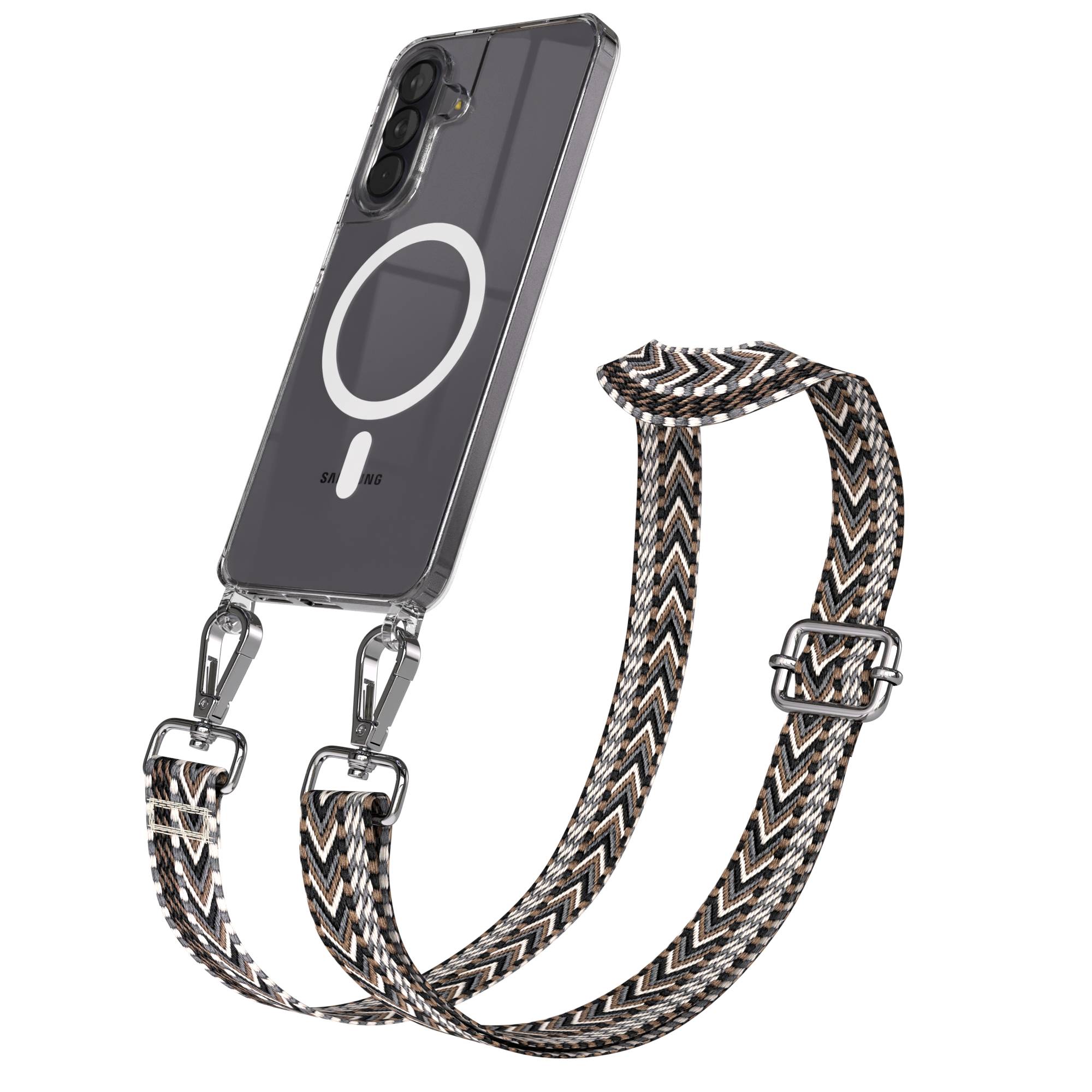 Samsung Galaxy A57 MagSafe Handykette mit verstellbarem Boho Band Set 
