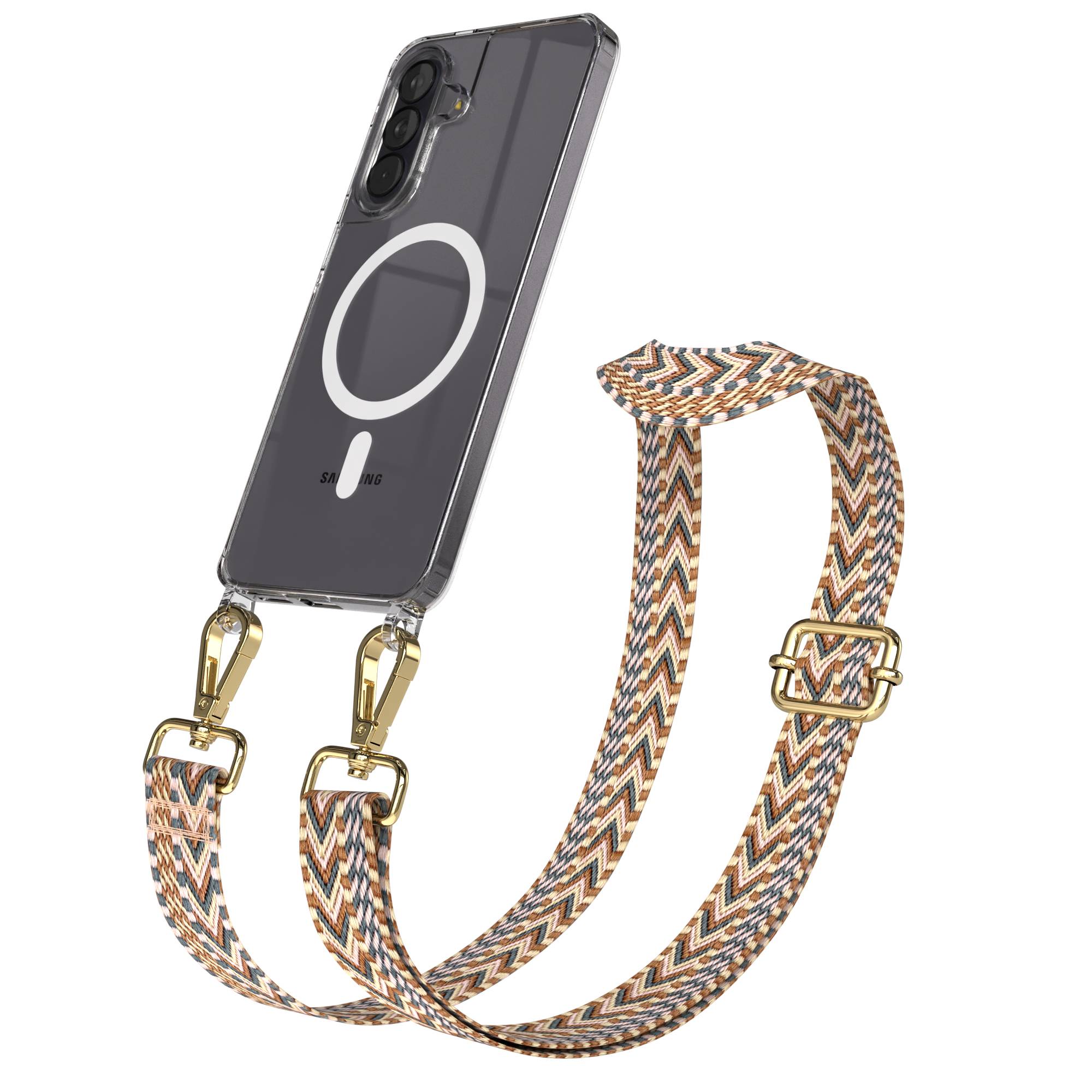 Samsung Galaxy A57 MagSafe Handykette mit verstellbarem Boho Band Set 