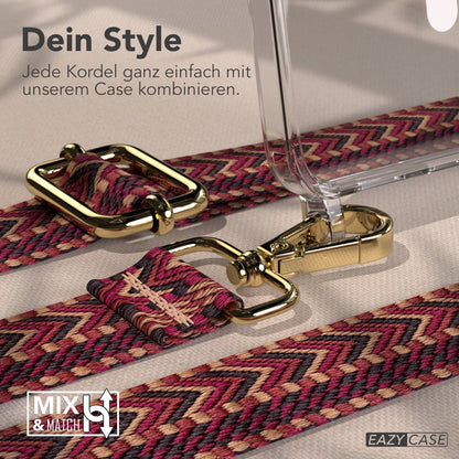 Samsung Galaxy A57 MagSafe Handykette mit verstellbarem Boho Band Set 