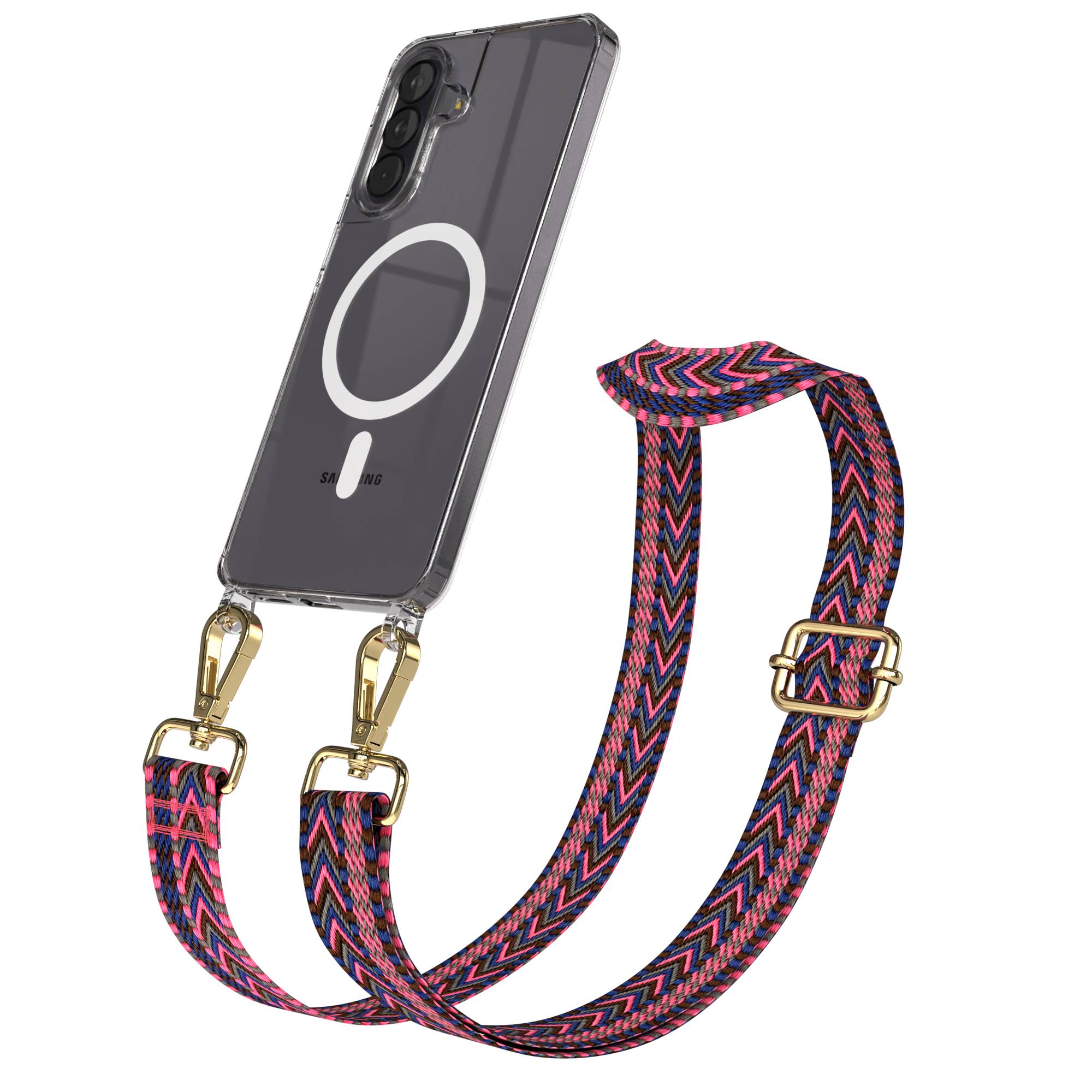 Samsung Galaxy A57 MagSafe Handykette mit verstellbarem Boho Band Set 