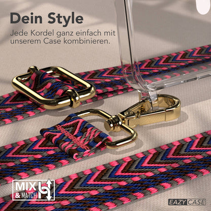Samsung Galaxy A57 MagSafe Handykette mit verstellbarem Boho Band Set 