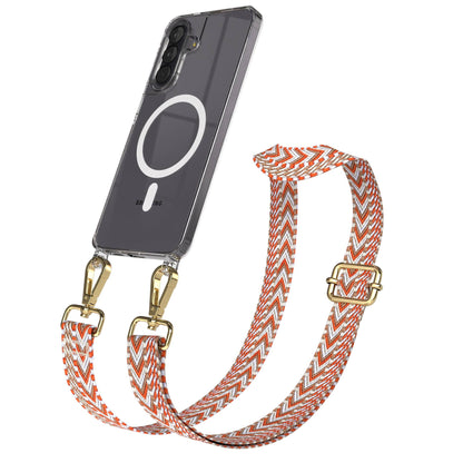 Samsung Galaxy A57 MagSafe Handykette mit verstellbarem Boho Band Set 