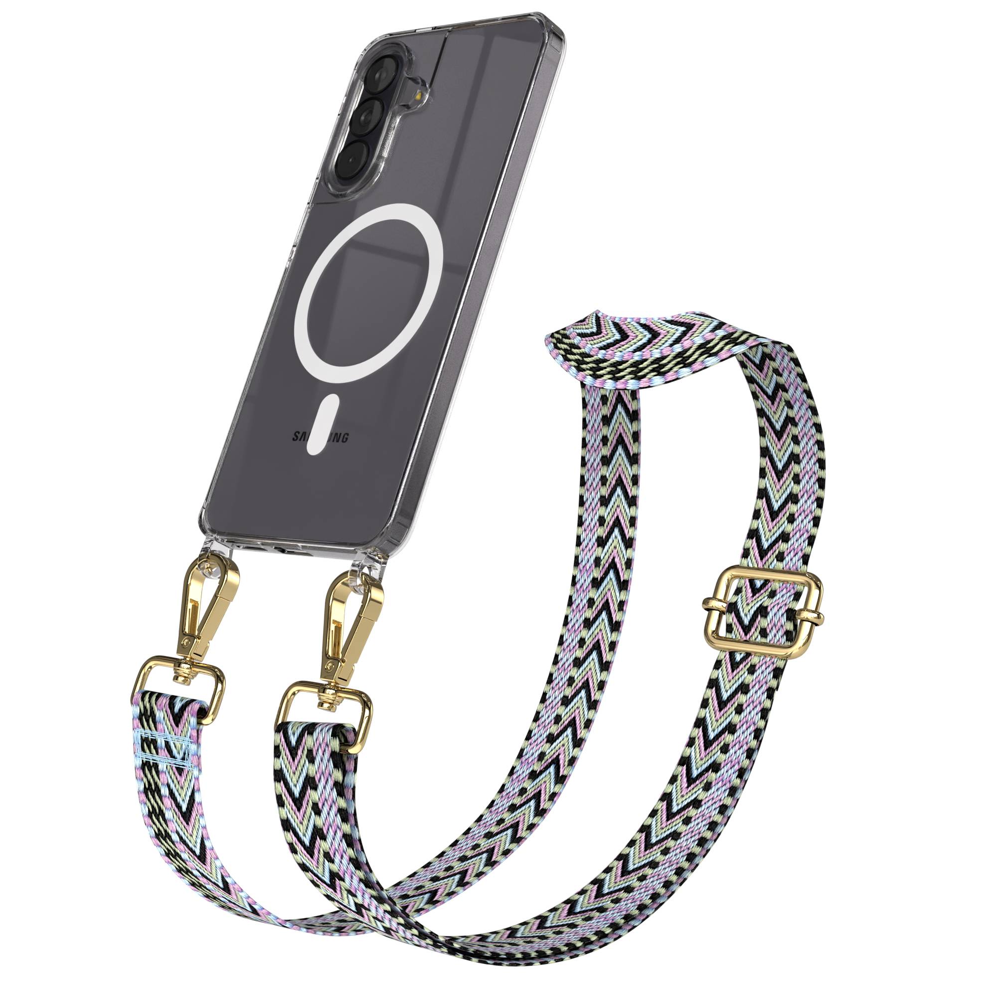 Samsung Galaxy A57 MagSafe Handykette mit verstellbarem Boho Band Set 