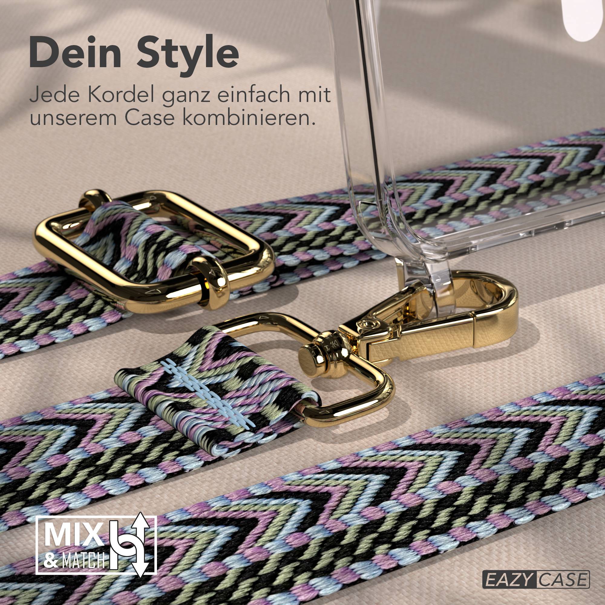Samsung Galaxy A57 MagSafe Handykette mit verstellbarem Boho Band Set 