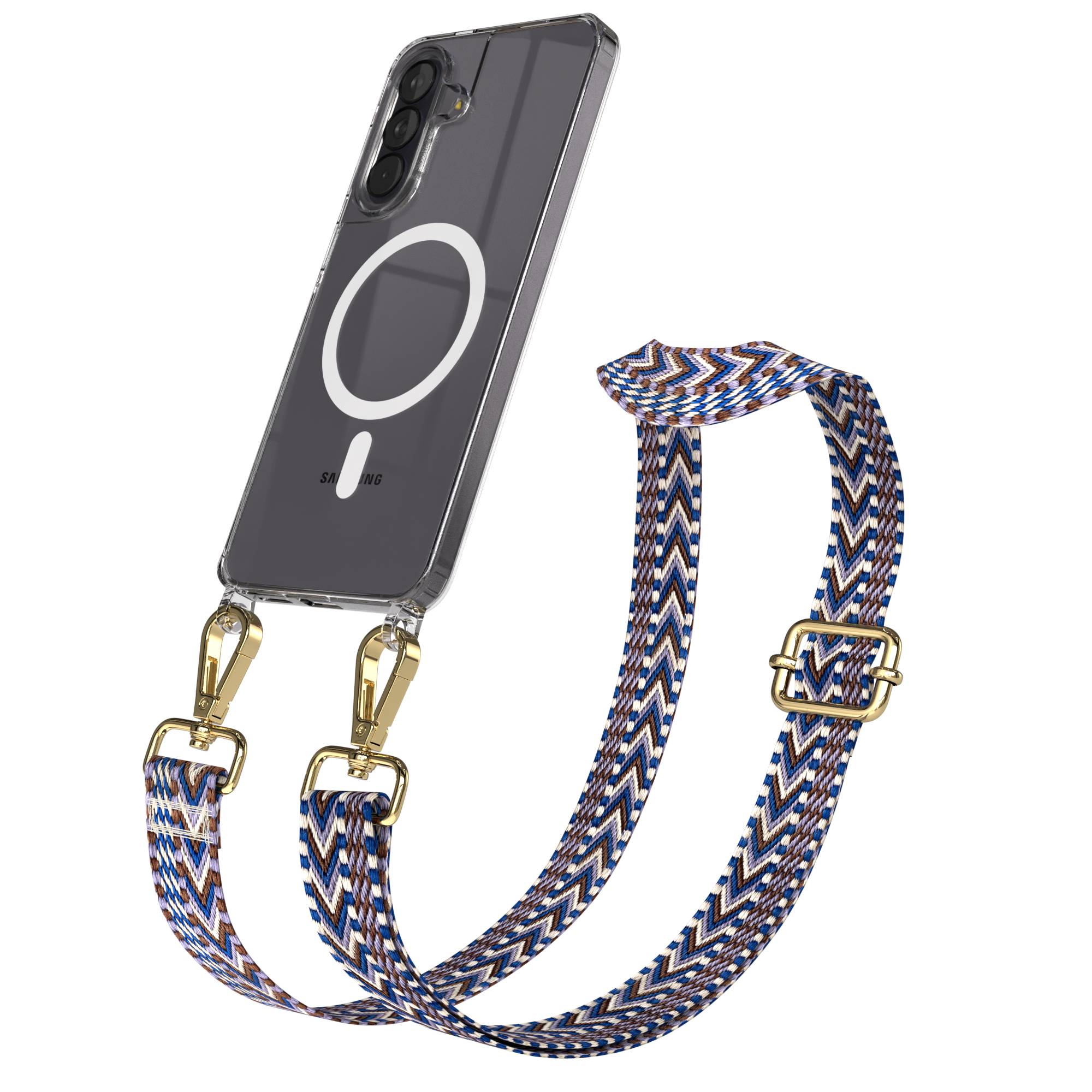 Samsung Galaxy A57 MagSafe Handykette mit verstellbarem Boho Band Set 