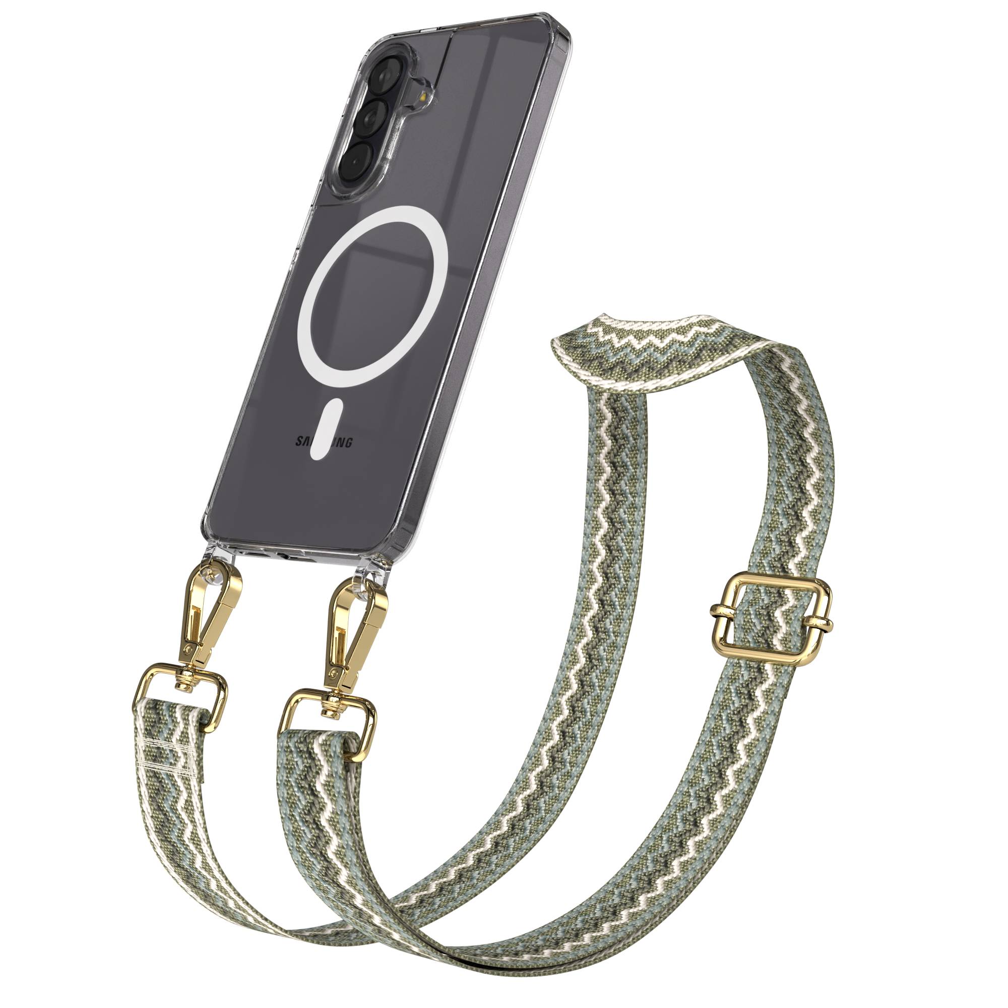 Samsung Galaxy A57 MagSafe Handykette mit verstellbarem Boho Band Set 