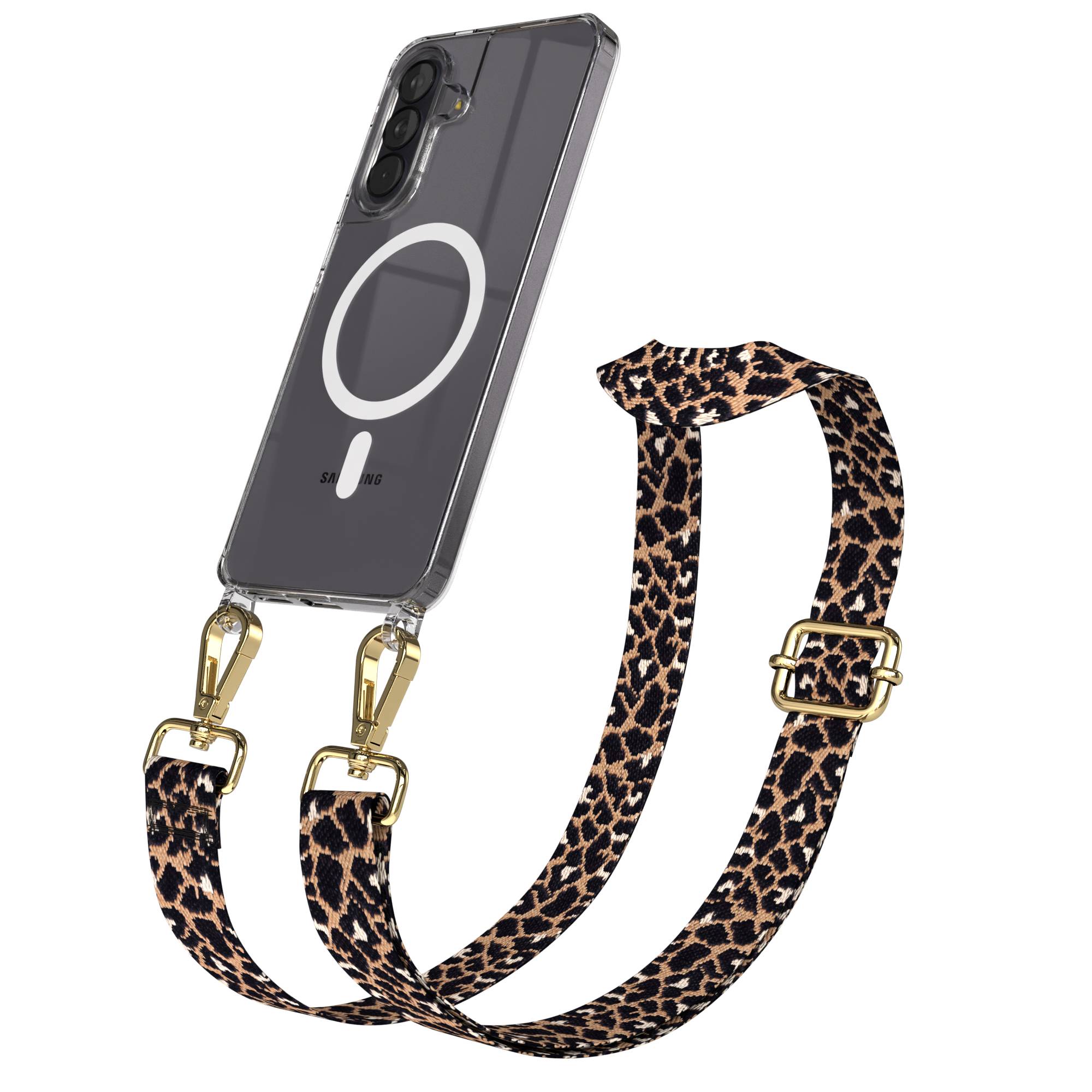 Samsung Galaxy A57 MagSafe Handykette mit Boho Band verstellbar 