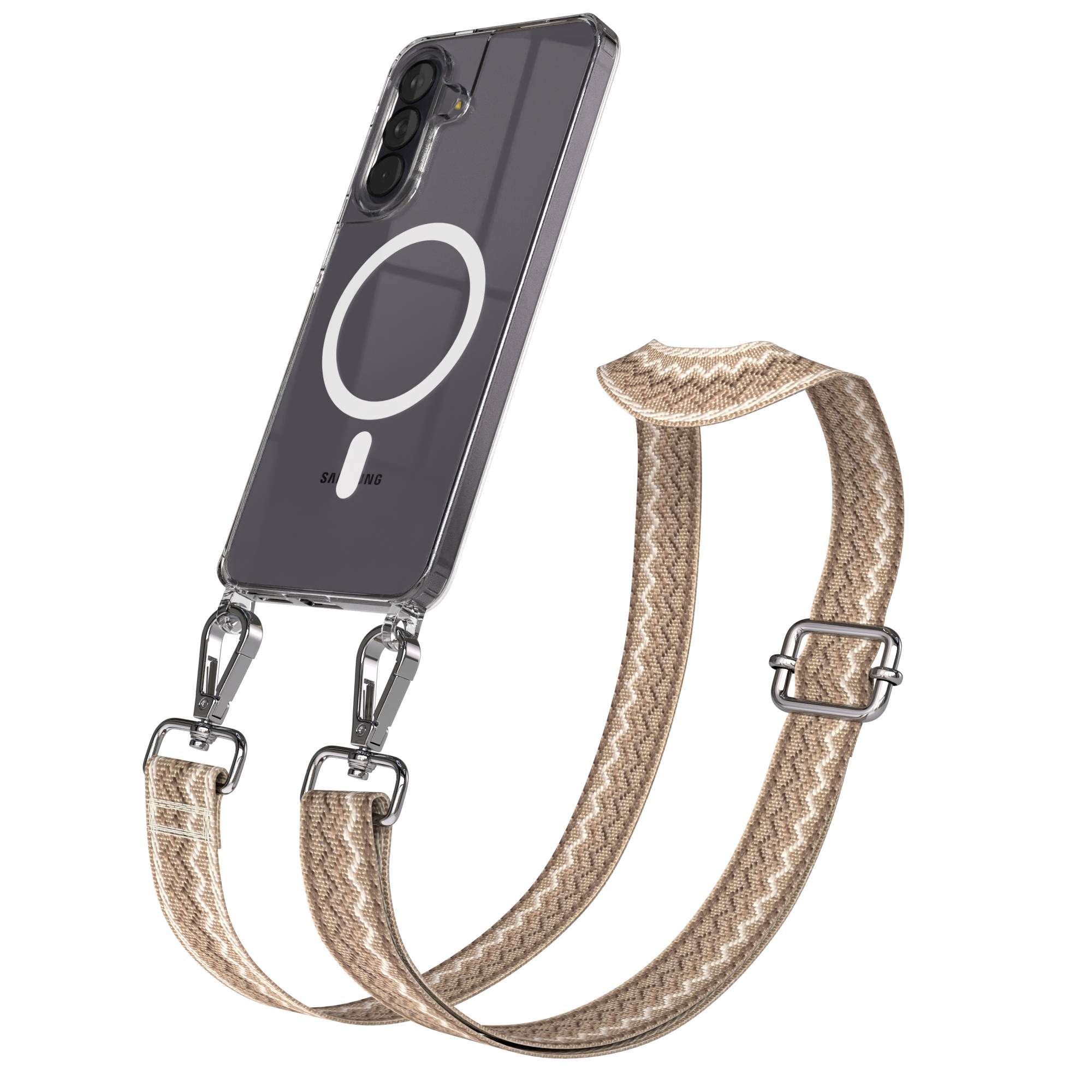 Samsung Galaxy A57 MagSafe Handykette mit verstellbarem Boho Band Set 