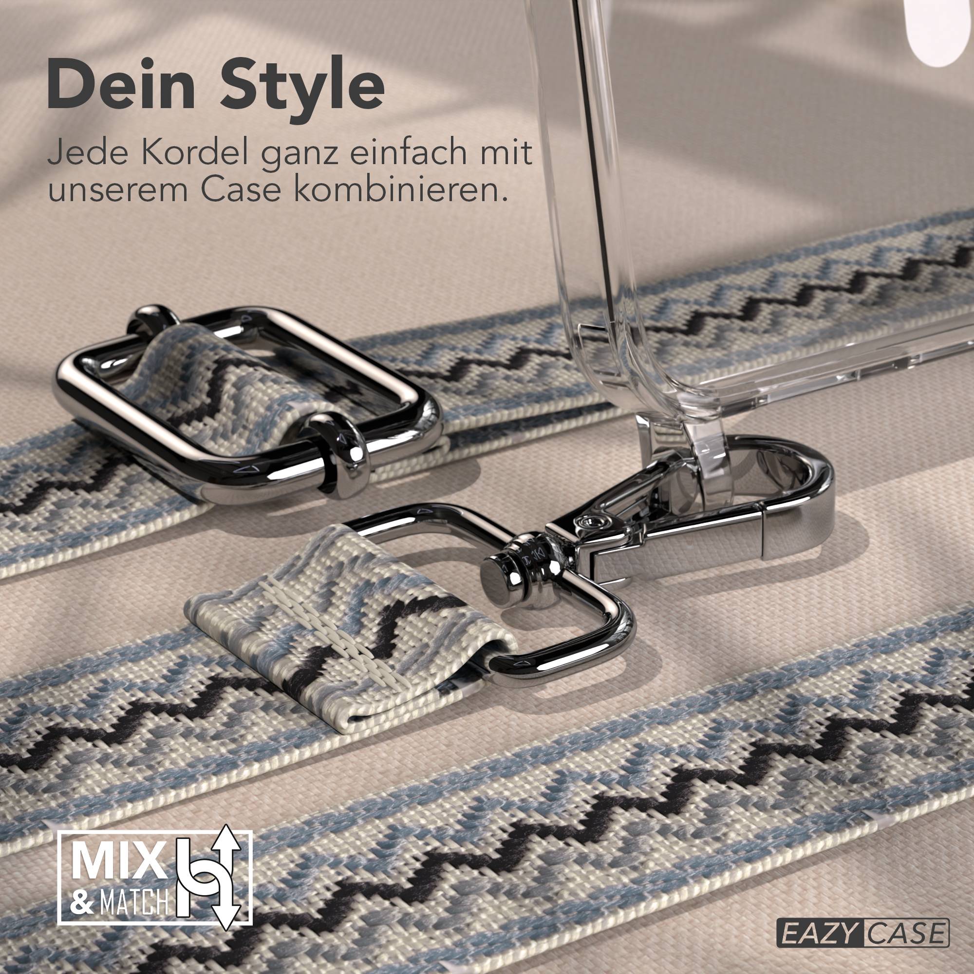 Samsung Galaxy A57 MagSafe Handykette mit verstellbarem Boho Band Set 
