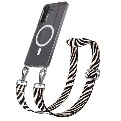 Samsung Galaxy A57 MagSafe Handykette mit Boho Band verstellbar 