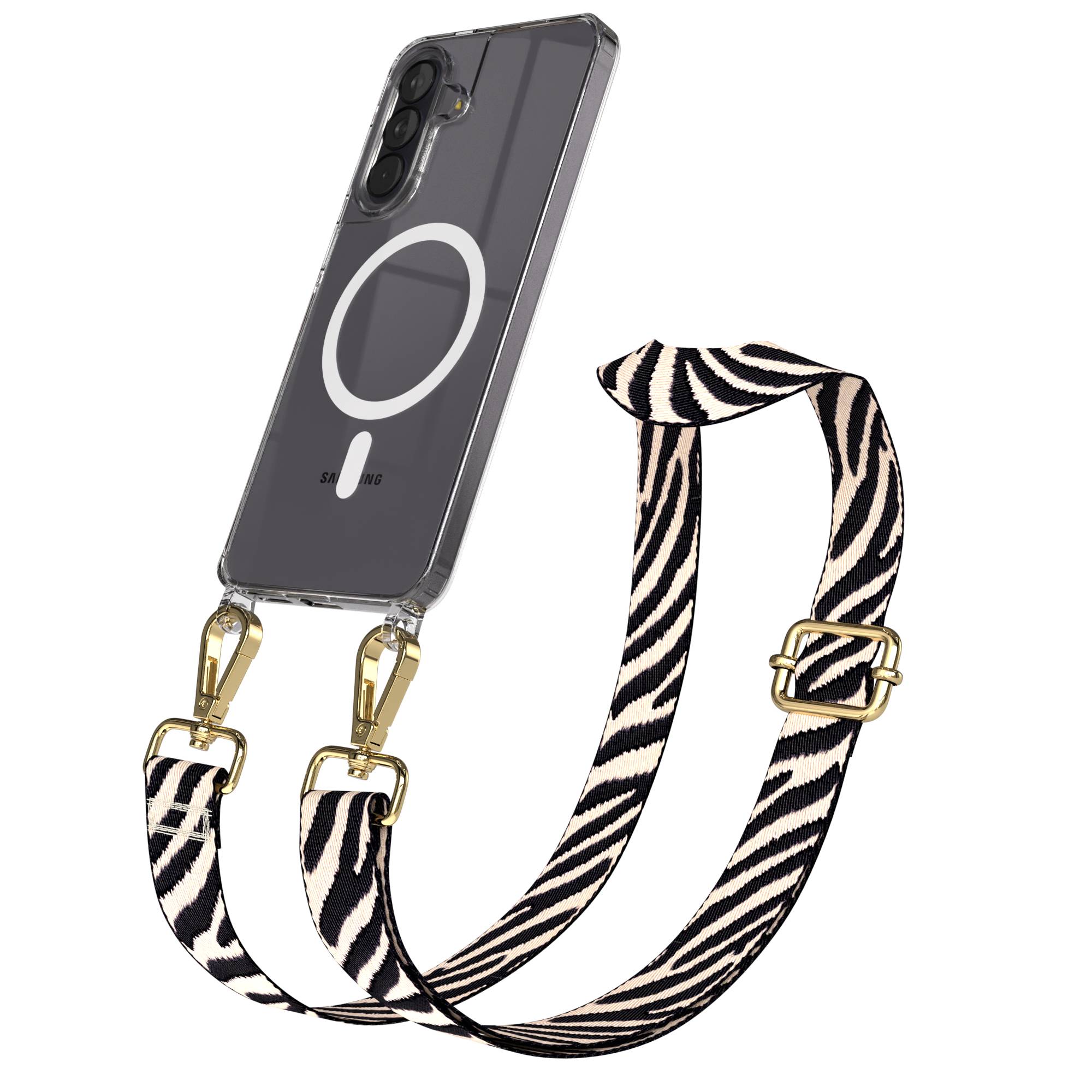 Samsung Galaxy A57 MagSafe Handykette mit Boho Band verstellbar 