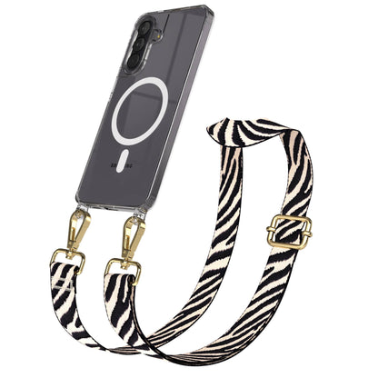 Samsung Galaxy A57 MagSafe Handykette mit Boho Band verstellbar 