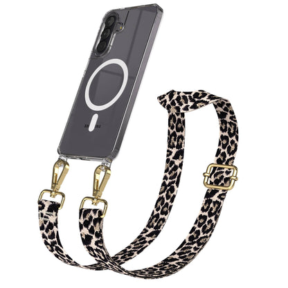 Samsung Galaxy A57 MagSafe Handykette mit Boho Band verstellbar 