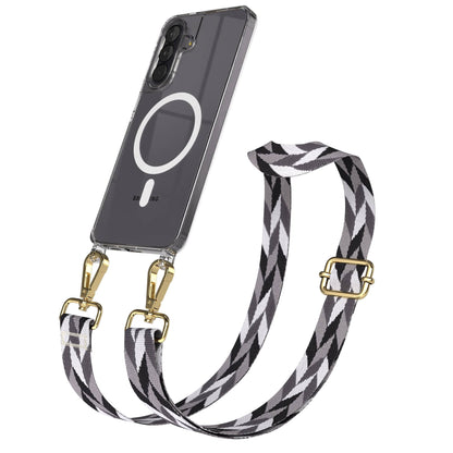Samsung Galaxy A57 MagSafe Handykette mit Boho Band verstellbar 