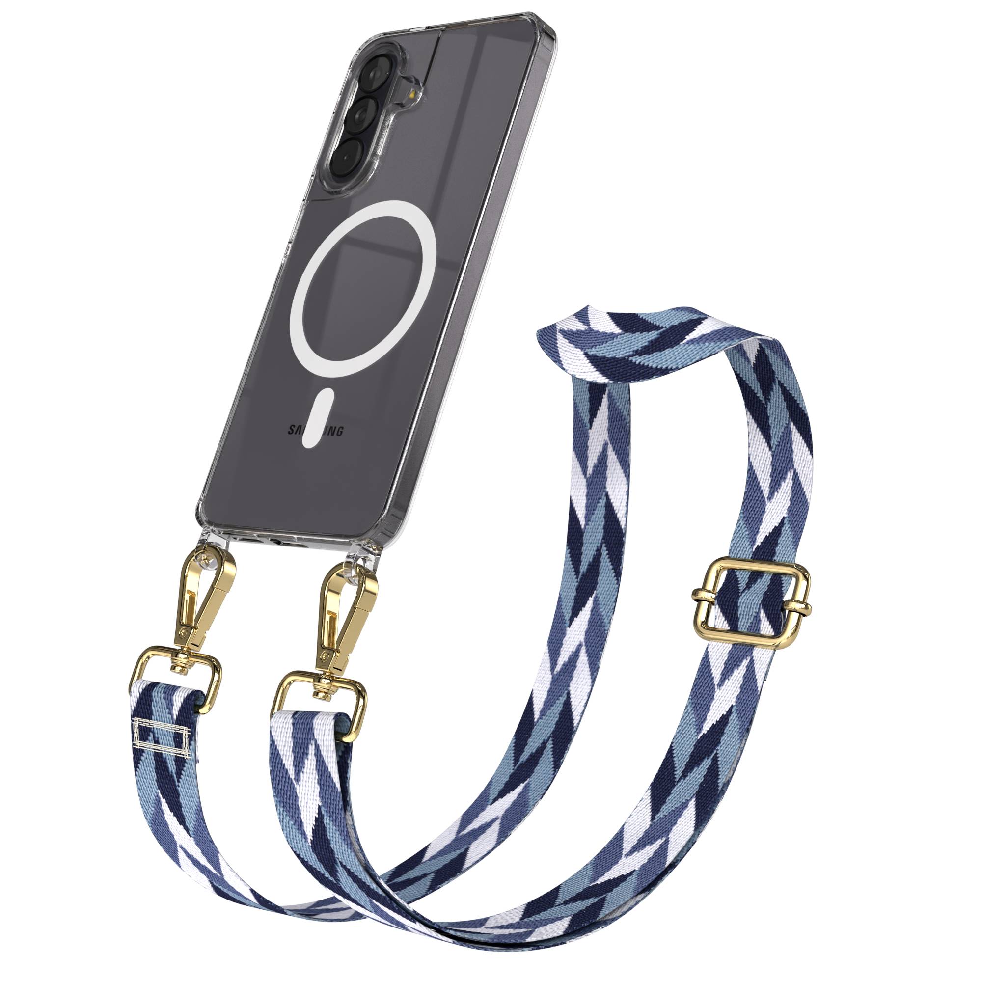 Samsung Galaxy A57 MagSafe Handykette mit Boho Band verstellbar 