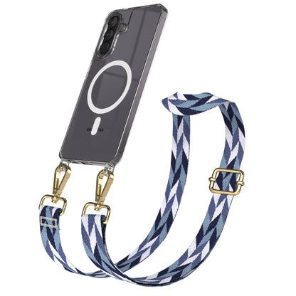 Samsung Galaxy A57 MagSafe Handykette mit Boho Band verstellbar 