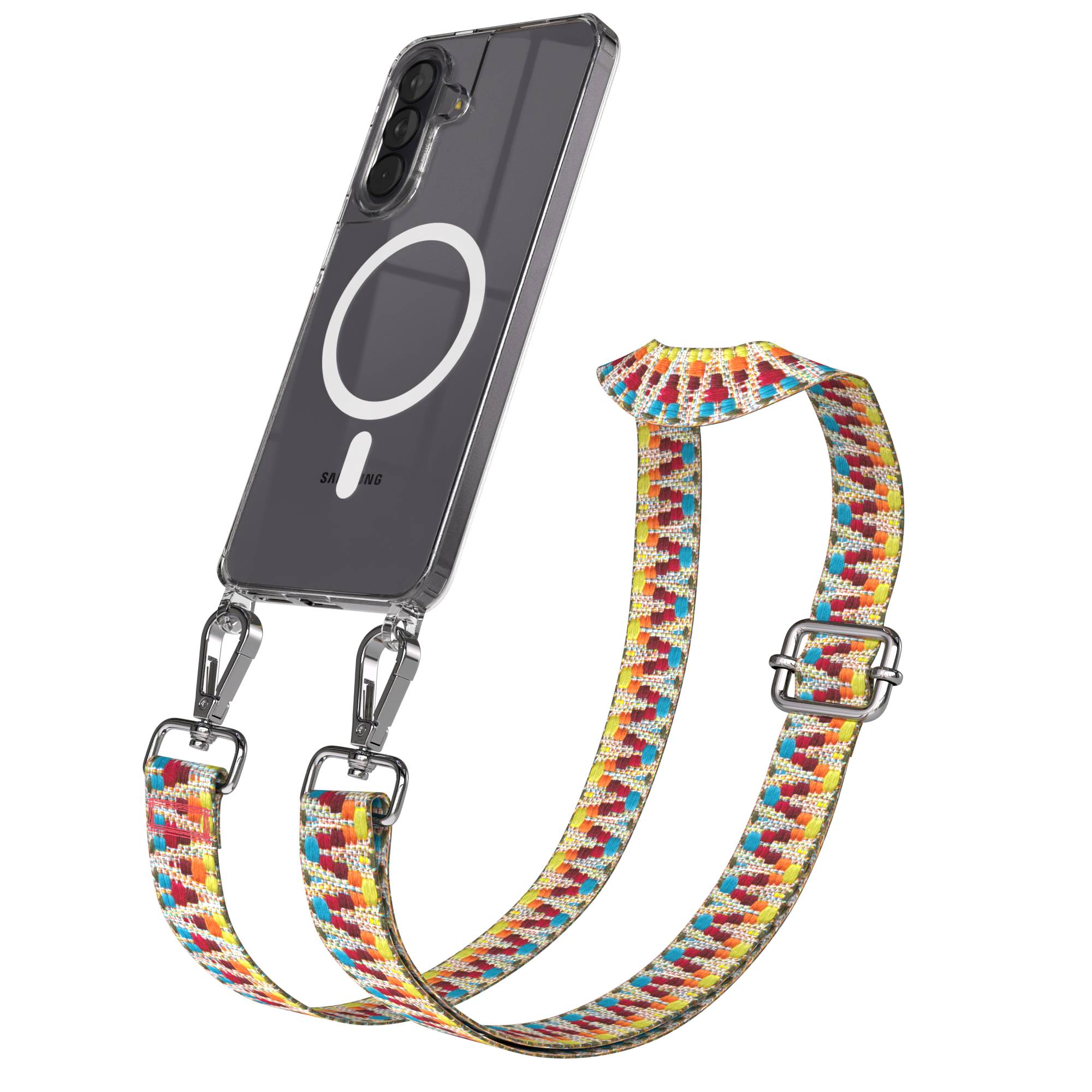 Samsung Galaxy A57 MagSafe Handykette mit verstellbarem Boho Band Set 