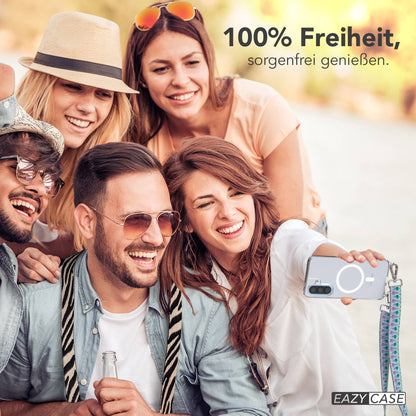 Samsung Galaxy A57 MagSafe Handykette mit verstellbarem Boho Band Set 