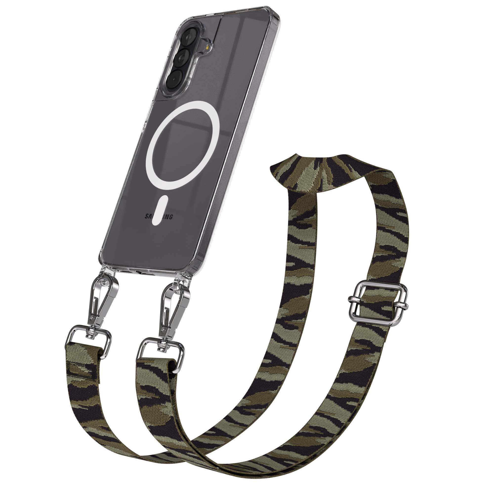 Samsung Galaxy A57 MagSafe Handykette mit Boho Band verstellbar 